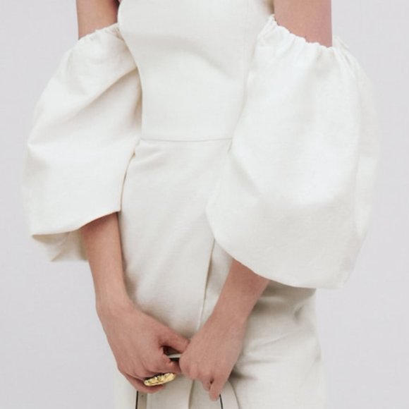 MASSIMO DUTTI - Linen Midi Dress - XS - Picture 3 of 7